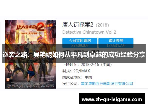 逆袭之路:吴艳妮如何从平凡到卓越的成功经验分享 逆袭之路:吴艳妮如何从平凡到卓越的成功经验分享